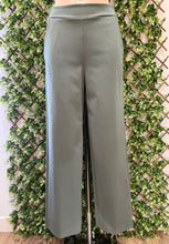D.E.C.K By Decollage 2435 Punto Milano Plain Wide Leg Trousers (4 Colours)