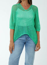 Crochet Round Neck Short Sleeve Top (5 Colours)