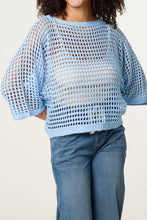 Plain Round Neck Crochet Top (4 Colours)