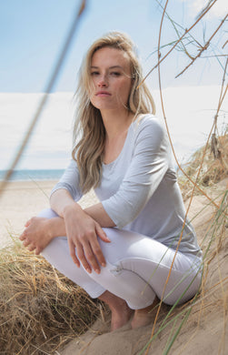 Marble 6964 Plain Scoop Neck Double Layer Stretchy Top (4 Colours)