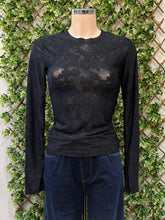 Stretchy Burnout Style Long Sleeve Top (3 Colours)