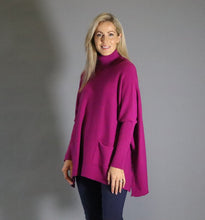 D.E.C.K By Decollage VC333 Roll Neck Button Back Jumper (3 Colours)