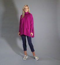 D.E.C.K By Decollage VC333 Roll Neck Button Back Jumper (3 Colours)