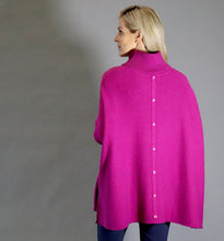 D.E.C.K By Decollage VC333 Roll Neck Button Back Jumper (3 Colours)