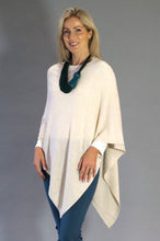 D.E.C.K By Decollage P821 Cashmere Mix Knitted Poncho (6 Colours)