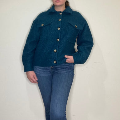 Jayla Boucle Denim Style Jacket (2 Colours)