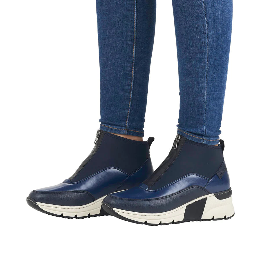 navy blue dress boots for women Women's Armada Blending combat boot edge with ankle boot versatility navy blue boots | Dillard's