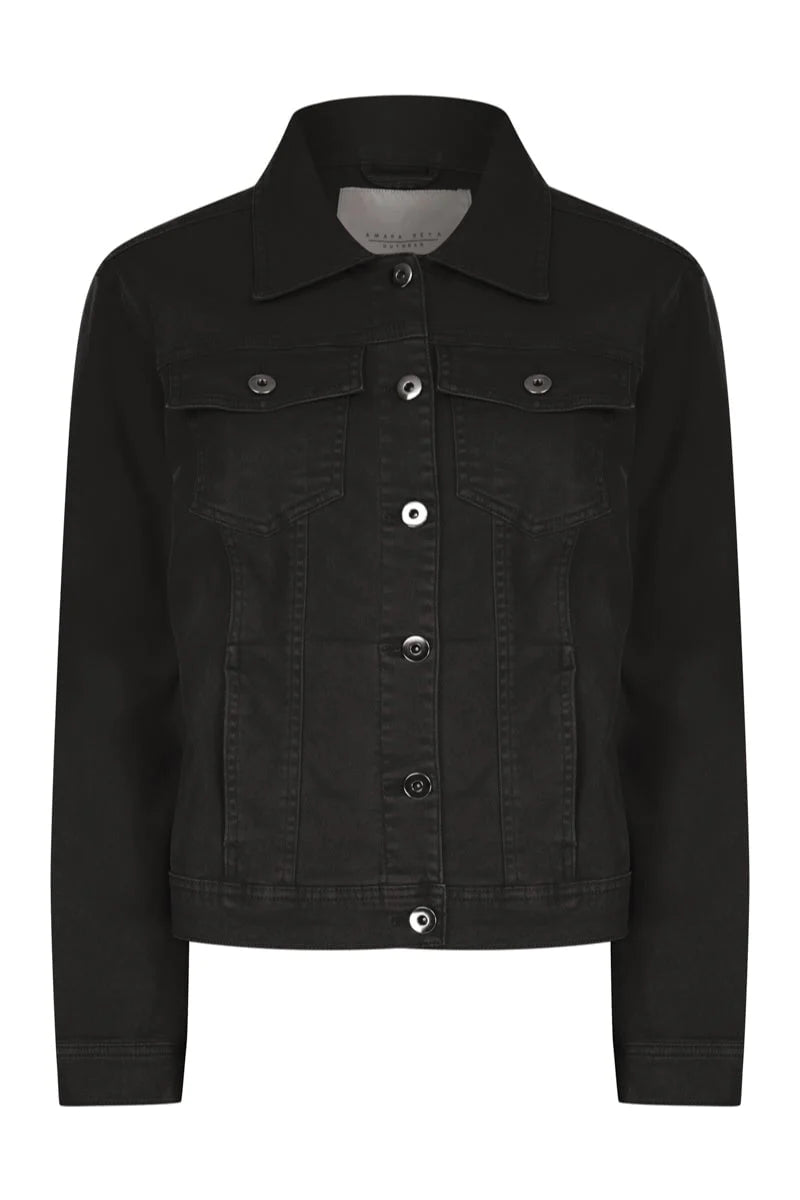Amara Reya Stretchy Denim Jacket (5 Colours) – Missy Online: Shoes ...