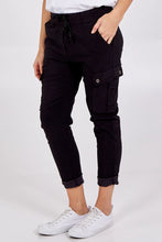 Magic Super Stretch Plain Cargo Style Trousers (4 Colours)