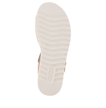 Remonte D0Q52-31 Bily Rose Gold Metallic Flatform Sandals