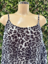 Toyah Leopard Print Cold Shoulder Chiffon Style Top (3 Colours)