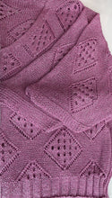 Helen Lurex Crochet Knit V-Neck Top (3 Colours)