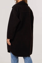Plain Utility Style Longline Shacket Coat (2 Colours)