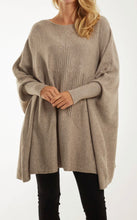 Ribbed Star Batwing Poncho (4 Colours)