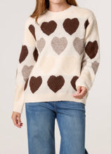 Hearts Jacquard Knit Jumper (2 Colours)