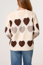 Hearts Jacquard Knit Jumper (2 Colours)