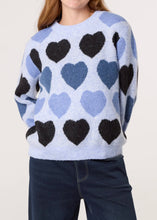 Hearts Jacquard Knit Jumper (2 Colours)