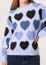 Hearts Jacquard Knit Jumper (2 Colours)
