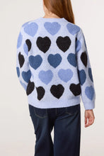 Hearts Jacquard Knit Jumper (2 Colours)