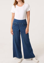 Magic Stretchy Wide Waistband Wide Leg Jeans
