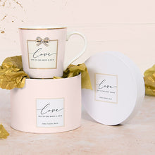 Fine China Mug With Gold Dimante Bow (10 Designs)