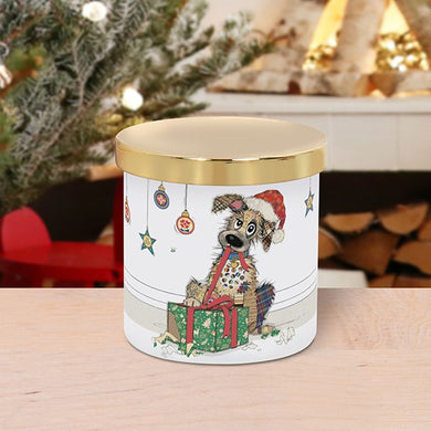 Christmas Bug Art Cashmere & Silk Fragrance Candle (3 Designs)