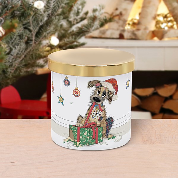 Christmas Bug Art Cashmere & Silk Fragrance Candle (3 Designs)