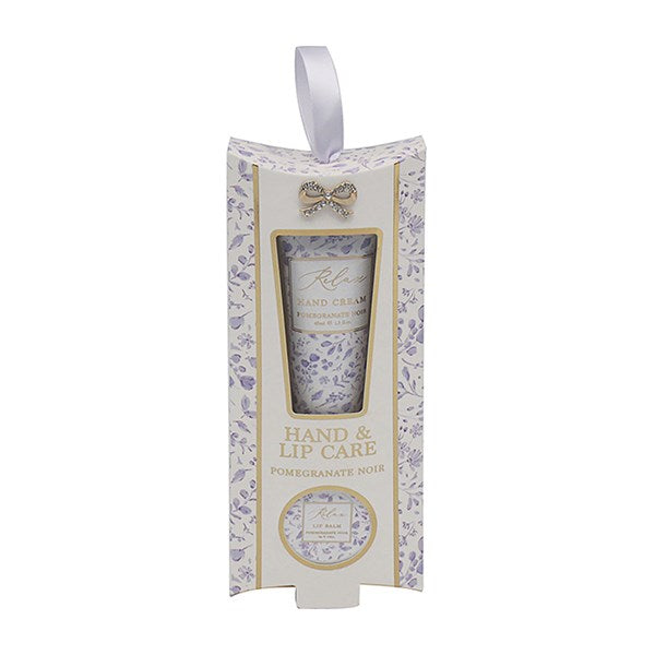 Pamper By Hearts Pomegranate Noir Fragrance Hand And Lip Care Set