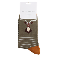 Mr Sparrow MR192 Stag Bamboo Socks (2 Colours)