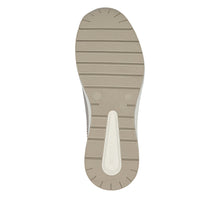 Rieker N9501-90 Artigo Metallic Champagne Leather Wedge Wide Fitting Trainers