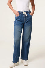 Magic Wide Leg Stretchy Mid Wash Jeans