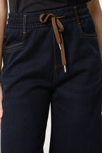 Magic Stretchy Dark Denim Wide Leg Jeans