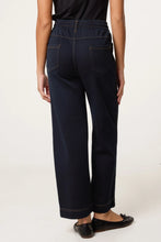 Magic Stretchy Dark Denim Wide Leg Jeans
