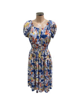 Multi Summer Leaf Bardot Midi dress (2 Colours)