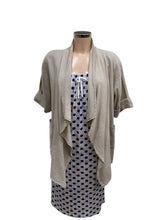 Willow Linen Effect Waterfall Cardigan (3 Colours)
