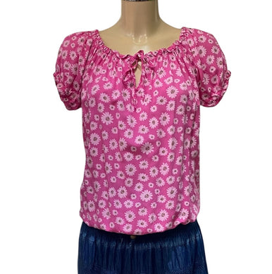 Dolly Bardot Daisy Print Top (3 Colours)