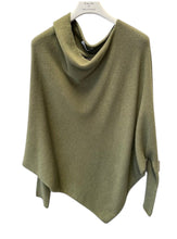 D.E.C.K By Decollage 37709 Plain Asymmetric Jumper (12 Colours)