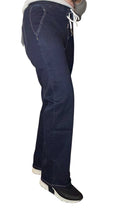 Voggo Magic Stretchy Classic Relaxed Leg Jeans With A Tie Waist (2 Colours)