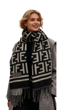 Designer Styled F Print Scarf (5 Colours)
