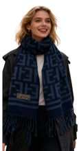 Designer Styled F Print Scarf (5 Colours)