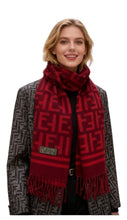 Designer Styled F Print Scarf (5 Colours)