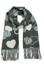 Heart Design Scarf (6 Colours)