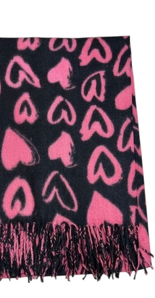 New Heart Design Scarf (3 Colours)