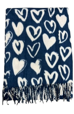 New Heart Design Scarf (4 Colours)