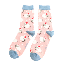 Miss Sparrow SKS533 Santa Sheep Bamboo Socks (4 Colours)