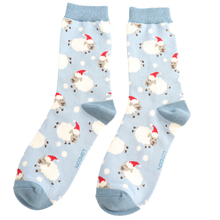 Miss Sparrow SKS533 Santa Sheep Bamboo Socks (4 Colours)