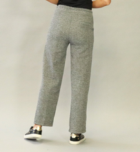 D.E.C.K By Decollage 2180 Wide Leg Tweed Effect Trousers (2 Colours)