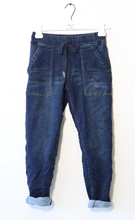 D.E.C.K By Decollage 822601 Super Stretchy Drawstring Waist Jeans