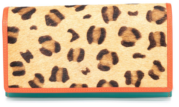 Animal Print Large Leather Wallet Purse (2 Colours And Prints)