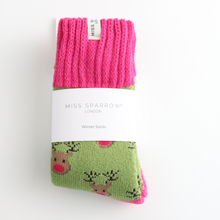 Miss Sparrow TSW037 Winter Reindeer Socks (2 Colours)